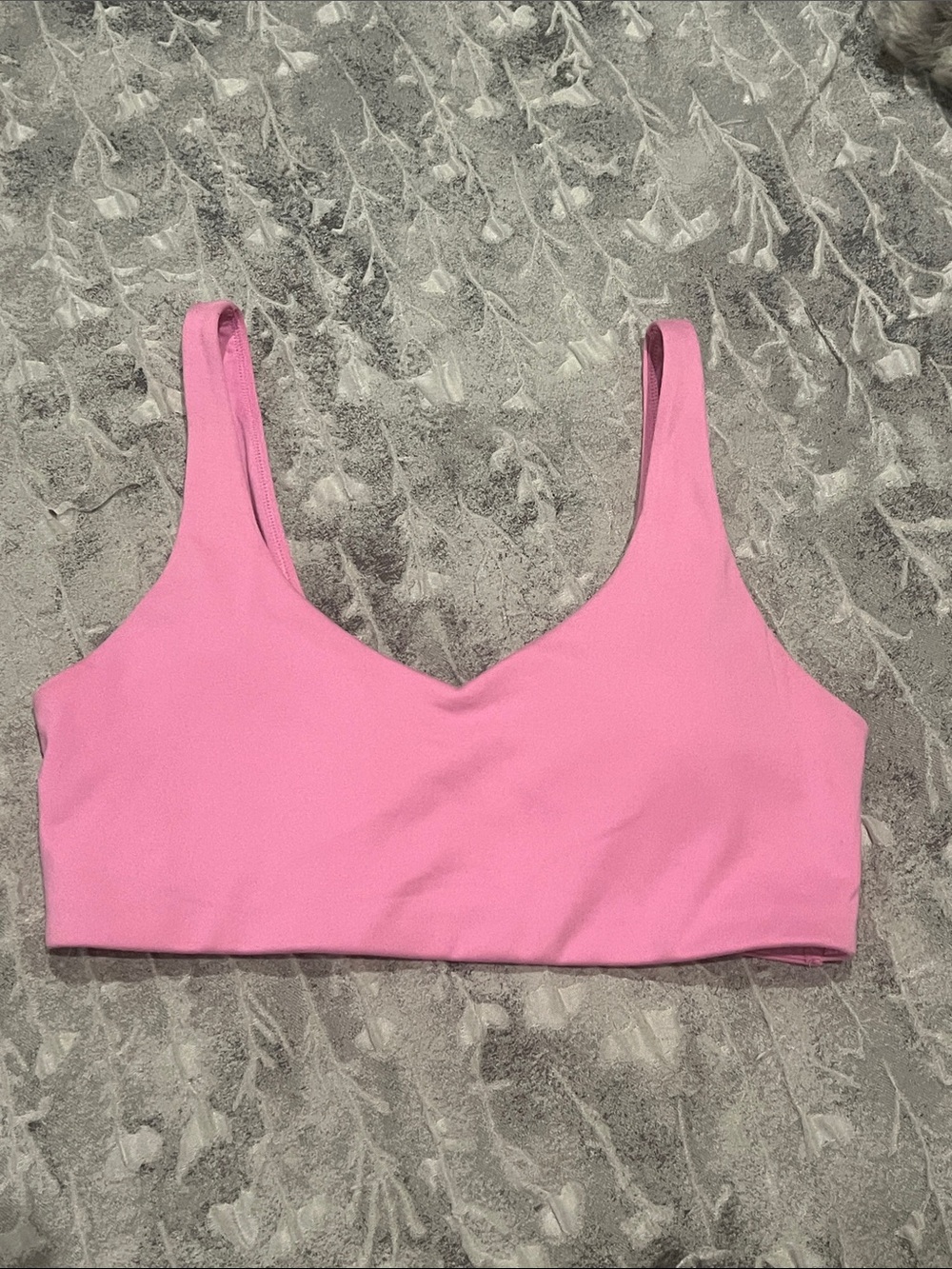 Gilly Hicks Recharge Plunge Pink Sports Bra, size M